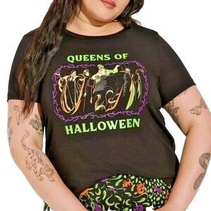 ❤️NWT TORRID DISNEY VILLAINS TEE - QUEENS OF HALLOWEEN SUPER SOFT - PLUS SIZE 1X